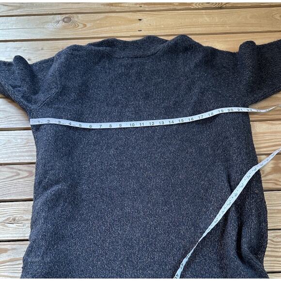 Eileen Fisher Open Front Cardigan Sweater Size Large Italian Yarn Wool Blend - Picture 7 of 8